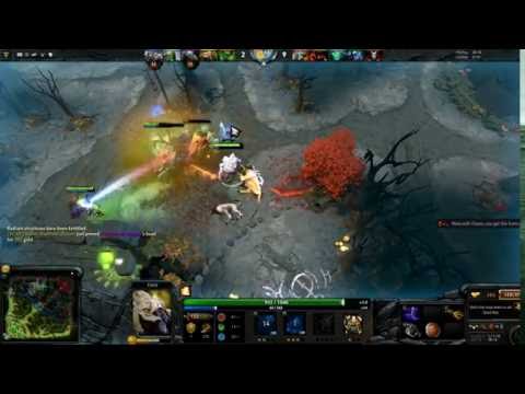 DOTA 2 : Noob Combo Toss Tiny & Pudge