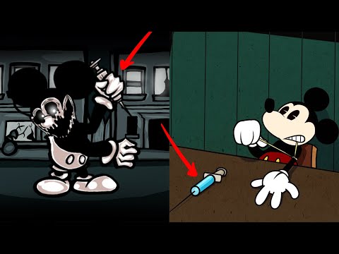 References in VS Mouse Part 3 | Mickey Mouse 3rd & 4th Phase FNF