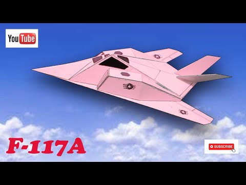 How to Make  F-117A    Airplane   from Cardboard DIY
