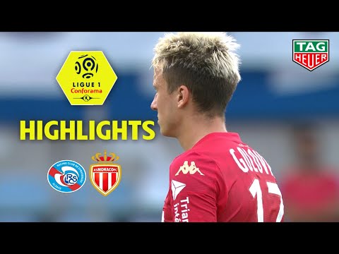 RC Strasbourg Alsace - AS Monaco ( 2-2 ) - Highlights - (RCSA - ASM) / 2019-20