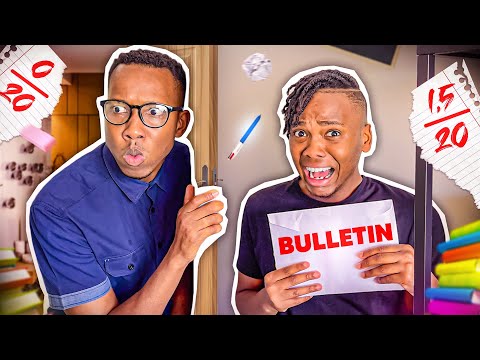 QUAND TU REÇOIS TON BULLETIN 😨 (Episode 1)- LES PARODIE BROS