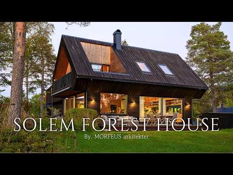 Modern Timber House in Oslo Forest | Sustainable Scandinavian Architecture
