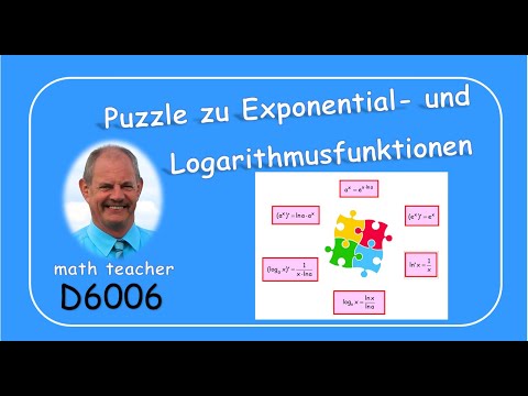 Puzzle zu Exponential-  und Logarithmusfunktionen D6006