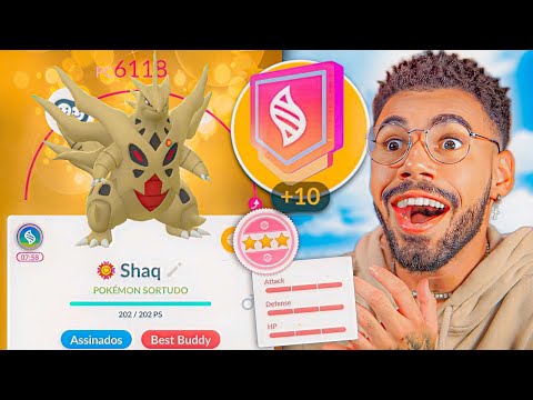 MEGA *SHINY* TYRANITAR… ESPEREI 3 ANOS POR ESSE MONSTRO… 🤯😧😍 #megatyranitar #pokemongo