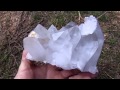 HUGE HIGH END RARE Arkansas Blue Ghost Phantom Cluster