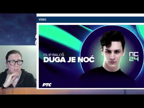 Pesma za Evroviziju 24: Filip Baloš  "Duga je noć" - Serbia - First Reaction