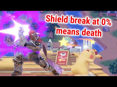 Shield break at 0% means death