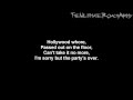 Papa Roach - Hollywood Whore {Lyrics on screen} HD