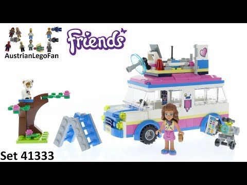 Vidéo LEGO Friends 41333 : Le véhicule de mission d'Olivia