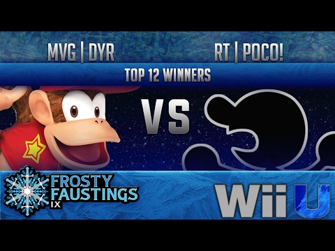 FFIX Smash 4 TOP 12 WINNERS - MVG | dyr (Diddy Kong) vs RT | Poco! (Game n Watch)