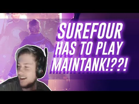 Surefour Has to play MAINTANK!?!? | Surefour Highlights #68