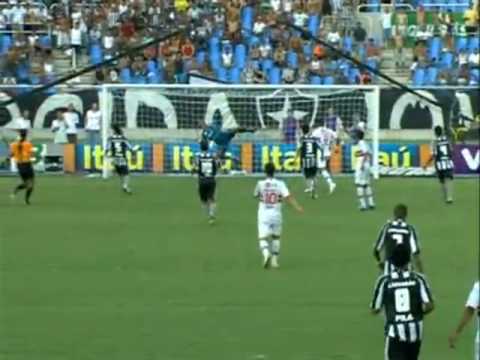 Botafogo 3 X 2 São Paulo - Brasileirão 09 - Melhores Momentos - 1ºT