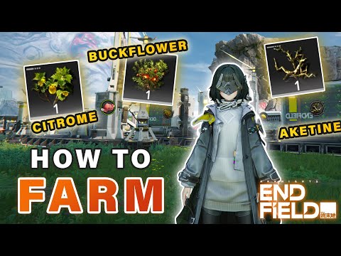 How to set up AUTO Farm for Crops, Seeds & Plants | Meds and Explosives ► Arknights Endfield