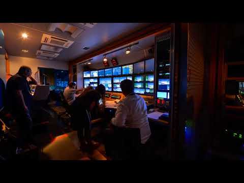 Inside a ProTV OB van; producing an event