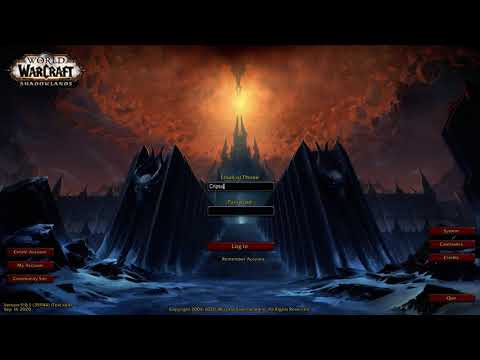 World of Warcraft Shadowlands - Login Screen Music