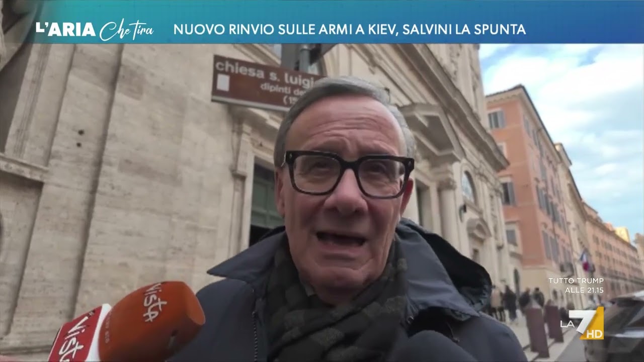Nuovo rinvio sulle armi a Kiev, Salvini la spunta