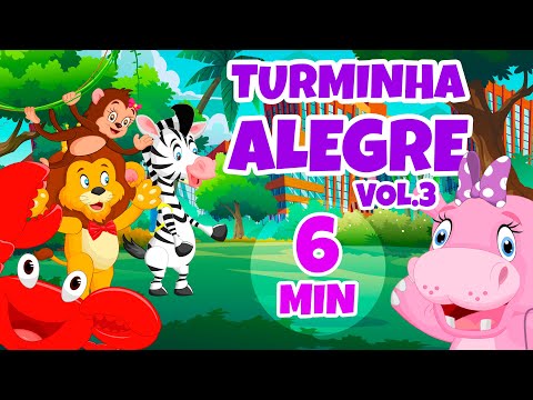Turminha Alegre Vol. 3 - Giramille 6 min | Desenho Animado Musical