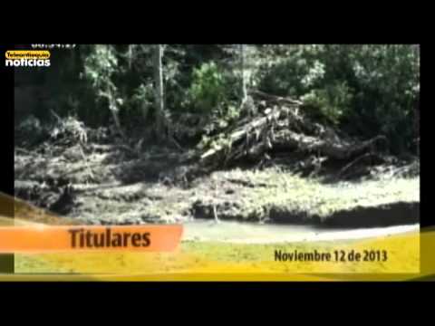 Titulares Teleantioquia Noticias AM martes 12 de Noviembre de 2013