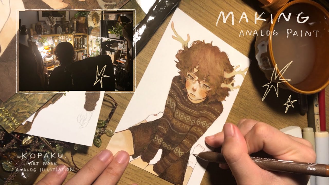 【作業用】【1h】analog paint 