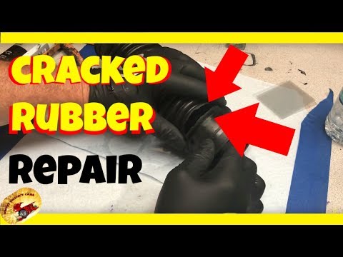 How To Repair Split or Cracked Rubber... Intake Tube....Fast and Strong!