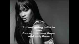 shontelle-say hello to goodbye-lyrics on screen