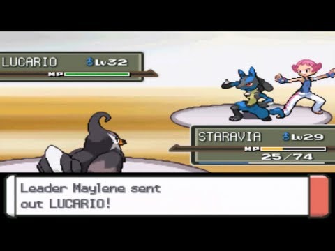 Ash Ketchum vs Maylene!! Gym Battle!!