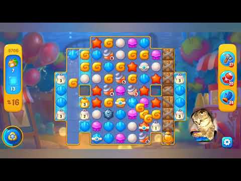 Fishdom 2022, no Boosters,  9706  level  -  прохождение без бустеров,  9706  уровень.