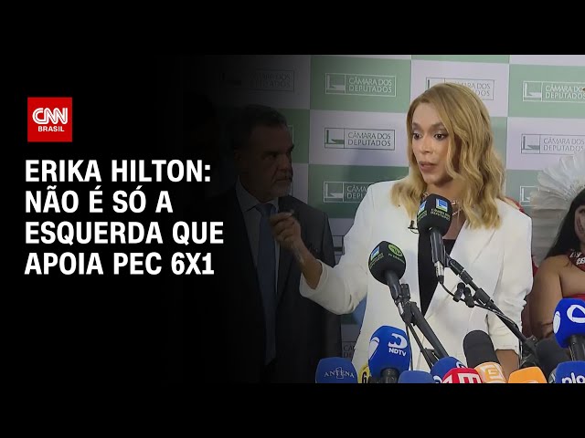 Erika Hilton: Não é só esquerda que apoia PEC 6x1 | CNN 360°