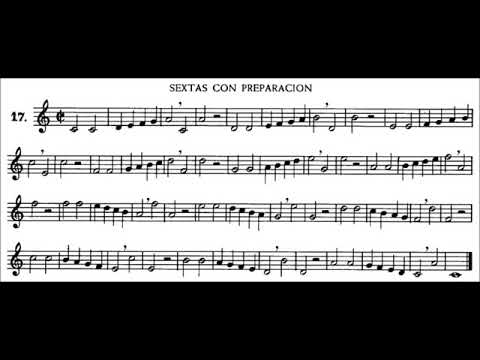 Método de Solfeo Hilarión Eslava Lección 17