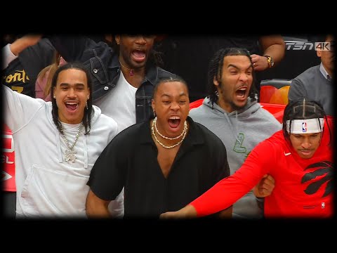 OG Anunoby Dunks Over Kevin Durant - Raptors vs Nets