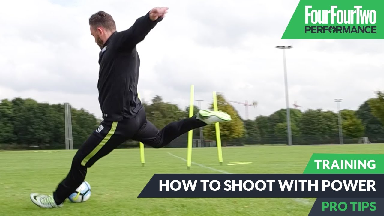 How to shoot with power | Pro level soccer training - YouTube