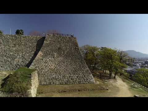 丸亀城の桜　ドローン動画（H31.4.4）