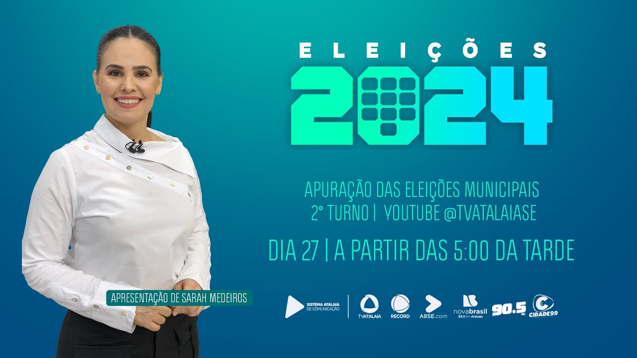 ELEIÇÕES 2024 - APURAÇÃO DO 2° TURNO DAS ELEIÇÕES MUNICIPAIS 2024