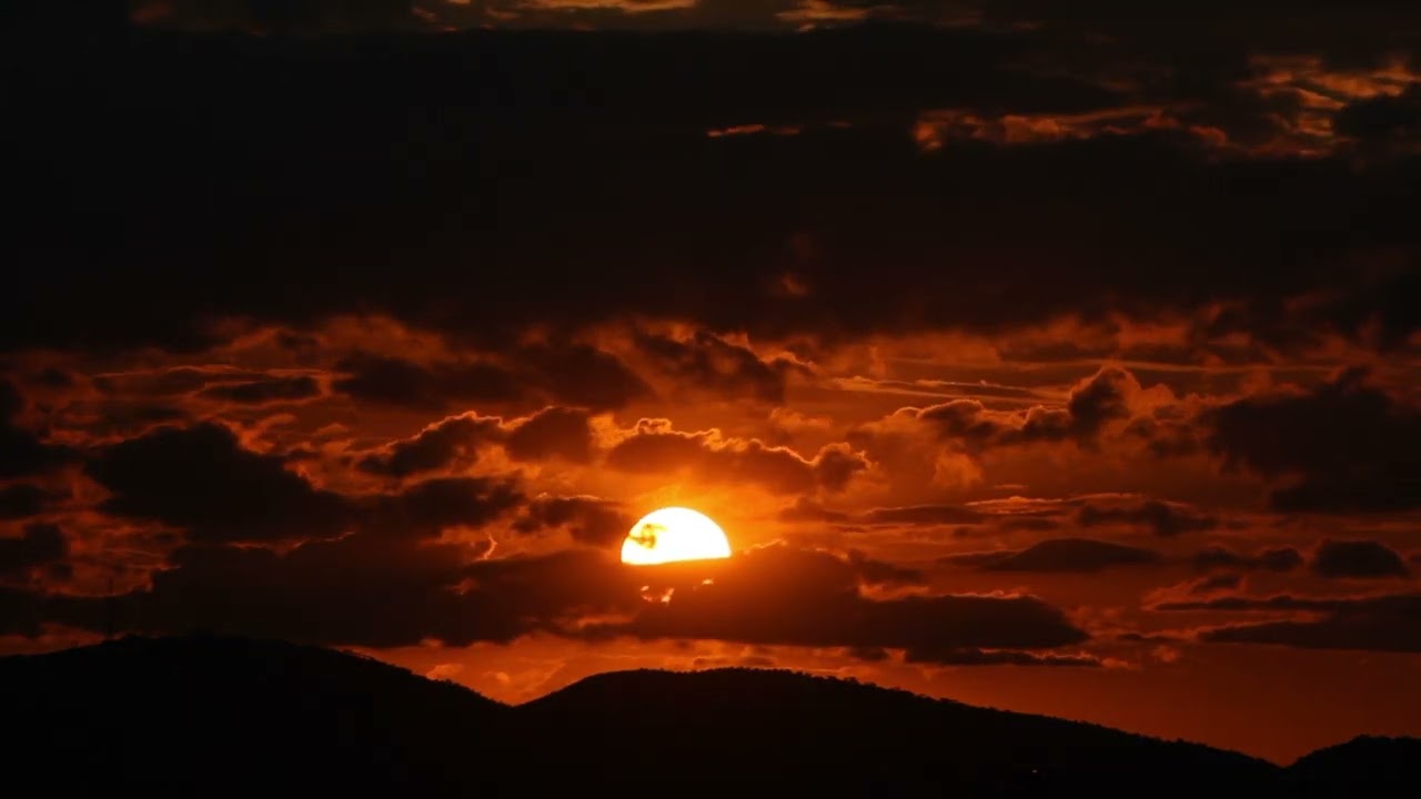 Free HD 1080p Timelapse of Sunset behind Clouds | Download Free Video Stock Footage