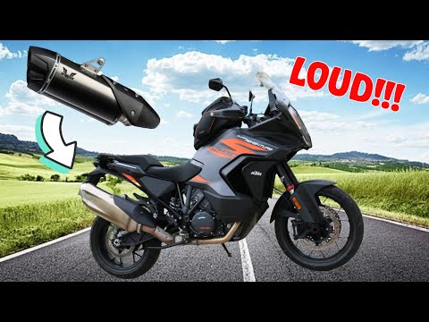 KTM 1290 Super Adventure S 2021 - Stock Exhaust vs Wings Titanium