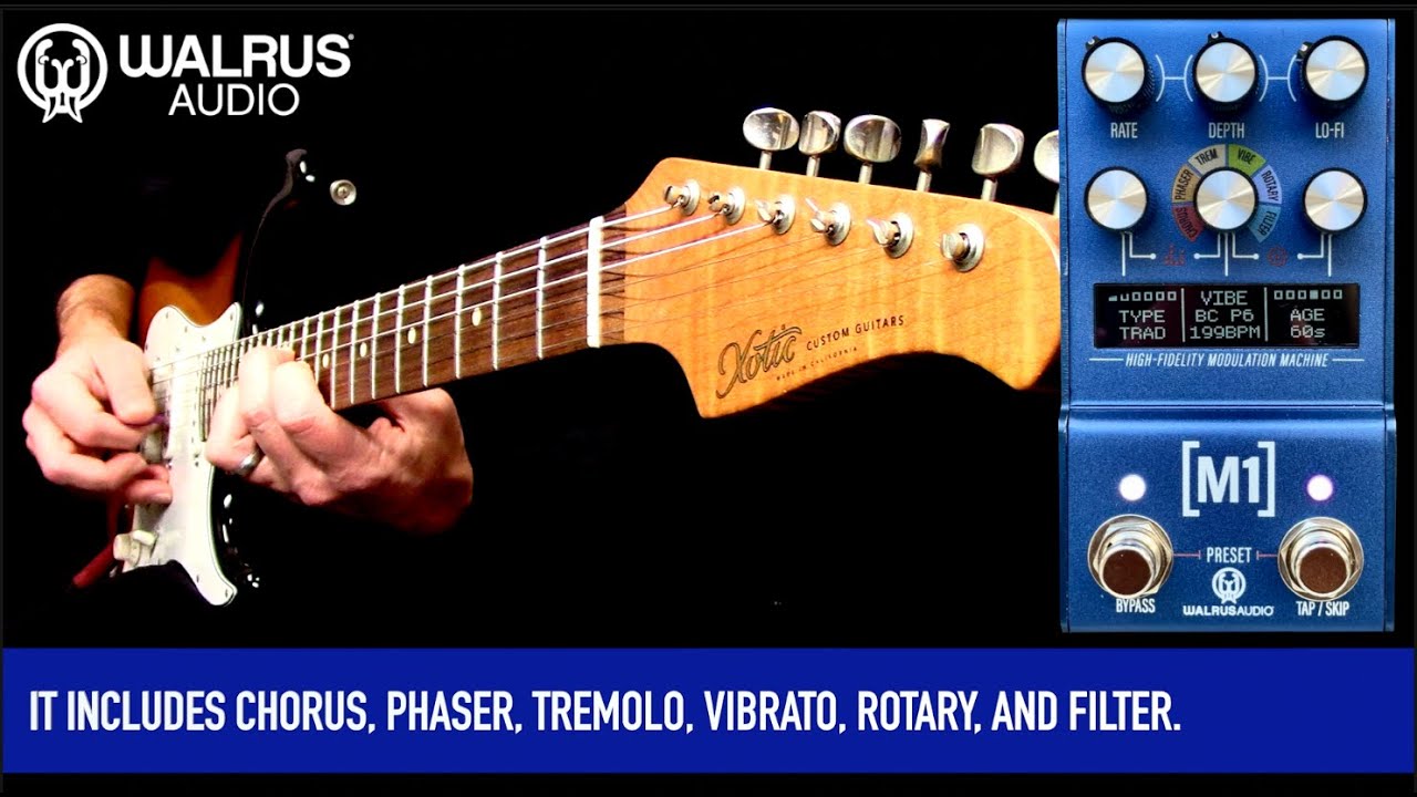 Walrus Audio Mako M1 MKII High-Fidelity Modulation Machine Walrus Audio Mako M1 MKII High-Fidelity Modulation Machine
