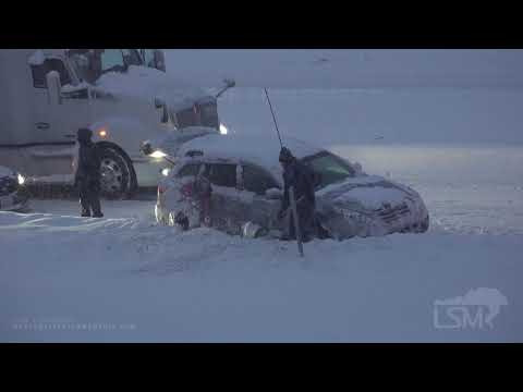 01-27-2021 Truckee, CA - Police Escort Truckers off I-80 and Stuck Vehicles