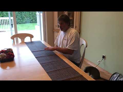 Household Hack - Removing wrinkles from Vinyl Runner