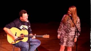 Janelle Arthur &amp; Vince Gill singing When I Call Your Name 2014