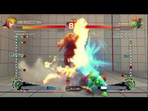 SSF4 AE: dxdavidxq (Ken) vs kekopresso (Blanka)