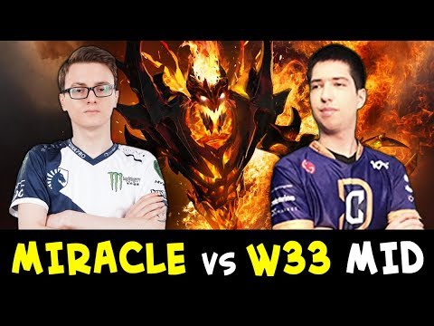 Miracle SF vs w33 Storm Spirit — winning mid is enough?