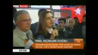 preview picture of video 'Güzelbahçe'de Seçim Ofisi Açan Nükhet Hotar,CHP Belediyeleri Çalışmıyor'