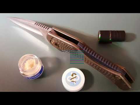 Dabbing the dispensr.eu CBD Crystal with the  Boundless Terppen XL