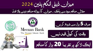 Meezan Daily Income 1 Mutula Fund 2024 | Meezan Mutual fund investment