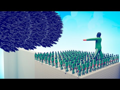 100x SQUID GAME + GIANT vs EVERY GOD - TABS | Totally Accurate Battle Simulator