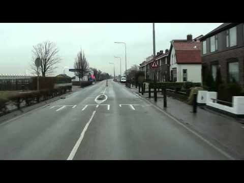 Cab ride bus; Veolia lijn 121: Delft-Zoetermeer (20150126) (10x versneld)