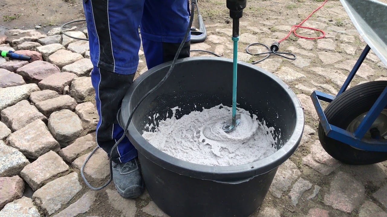 Epoxidharzfugenmörtel für unkrautfreie Pflasterfugen – Trendy-Bau