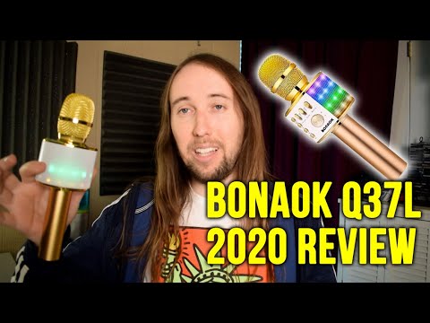 BONAOK Q37L Bluetooth Wireless Karaoke Microphone Review