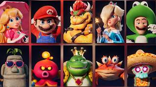 【ザスーパーマリオギャラクシームービー】全キャラクター大集合！マリオ・ピーチ・ルイージ・ロゼッタ・ヨッシーほか