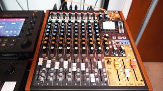 Setting Up Tascam Model 12 Mixer vlog 04152020